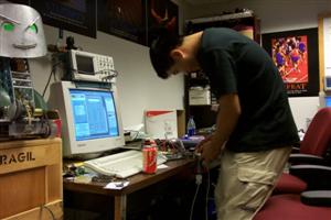 Peter Zhang at the Nourbakhsh Lab